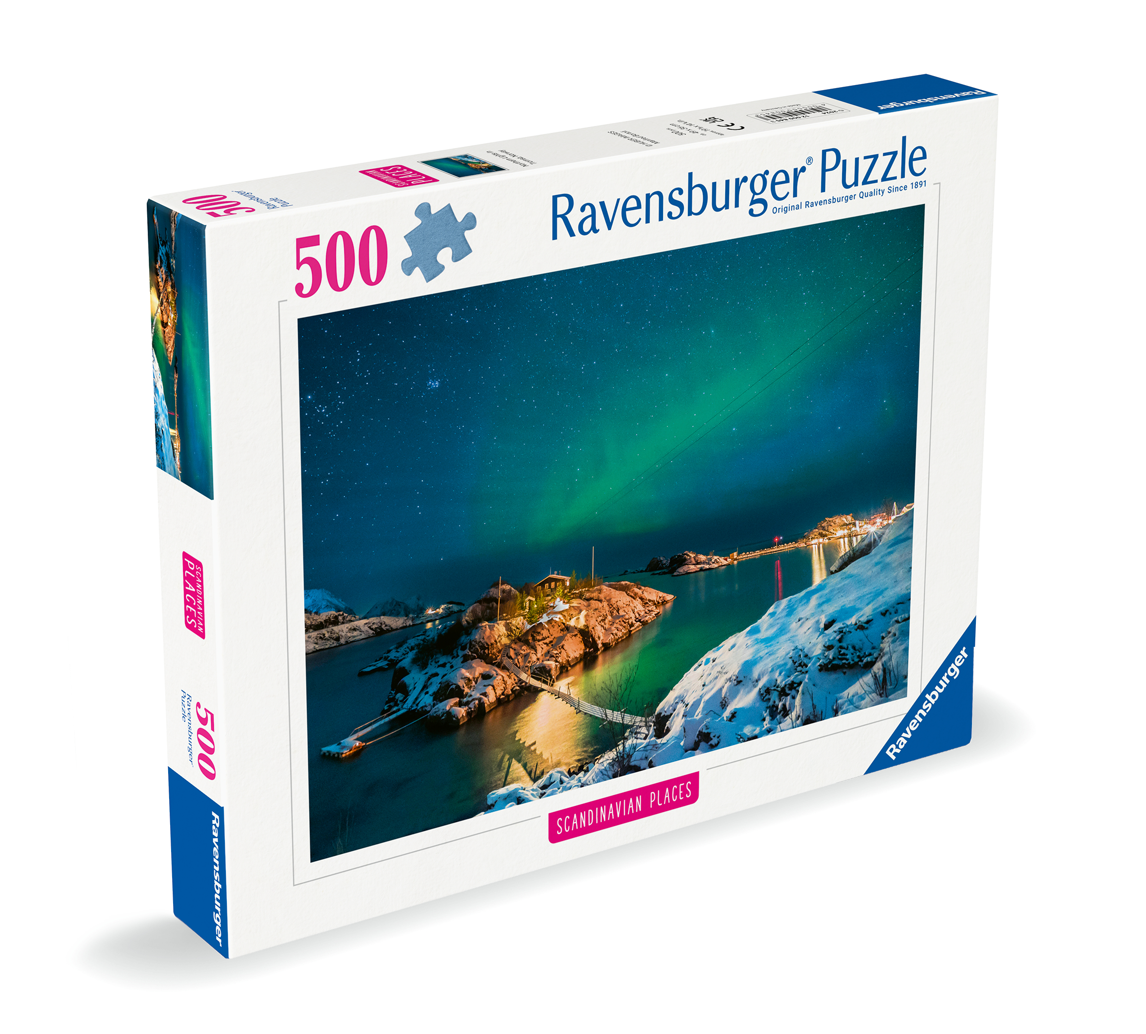 PUZZLE 500PCS-LUMIERES DU NORD-TROMS NORVEGE