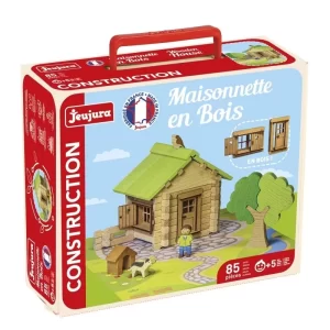MAISONNETTE EN BOIS-85PCS+5ANS