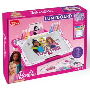 Jeu de création machine a dessiner lumineuse Barbie -5-8ans