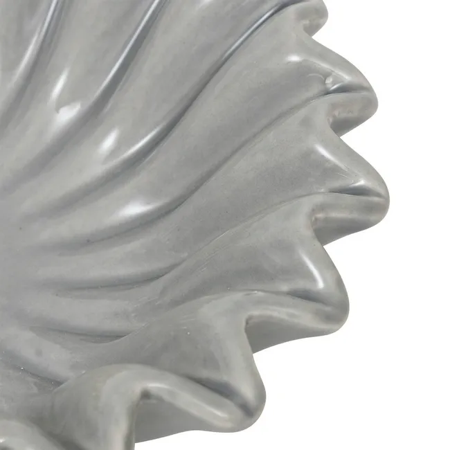 Vide poche en céramique rond-18cm-forme coquillage-beige ASST – Image 2