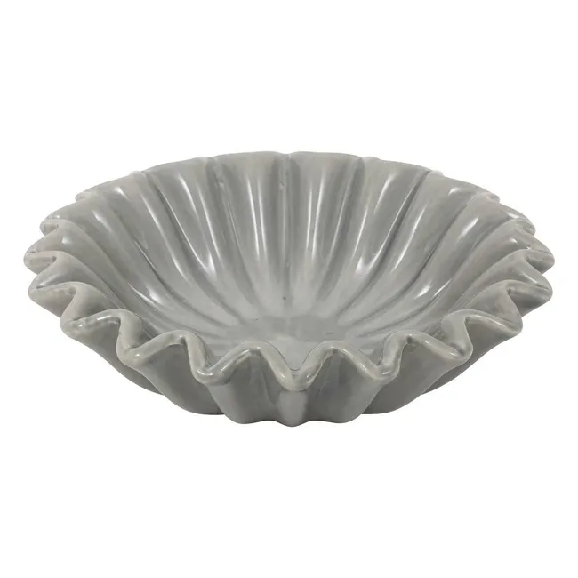 Vide poche en céramique rond-18cm-forme coquillage-beige ASST – Image 7