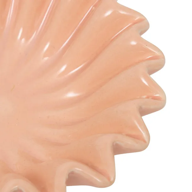 Vide poche en céramique rond-18cm-forme coquillage-beige ASST – Image 4