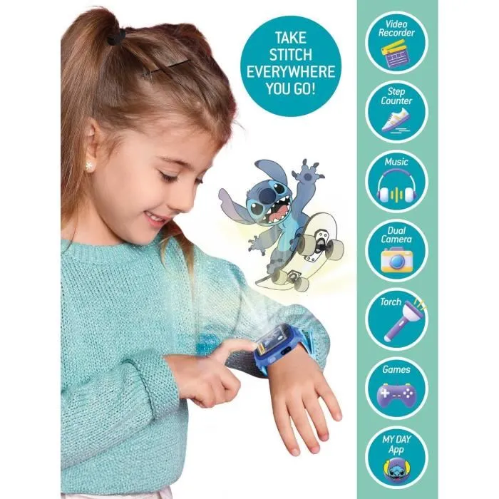 Montre smart stitch jeux/vidéo/photos+7ans - Image 3