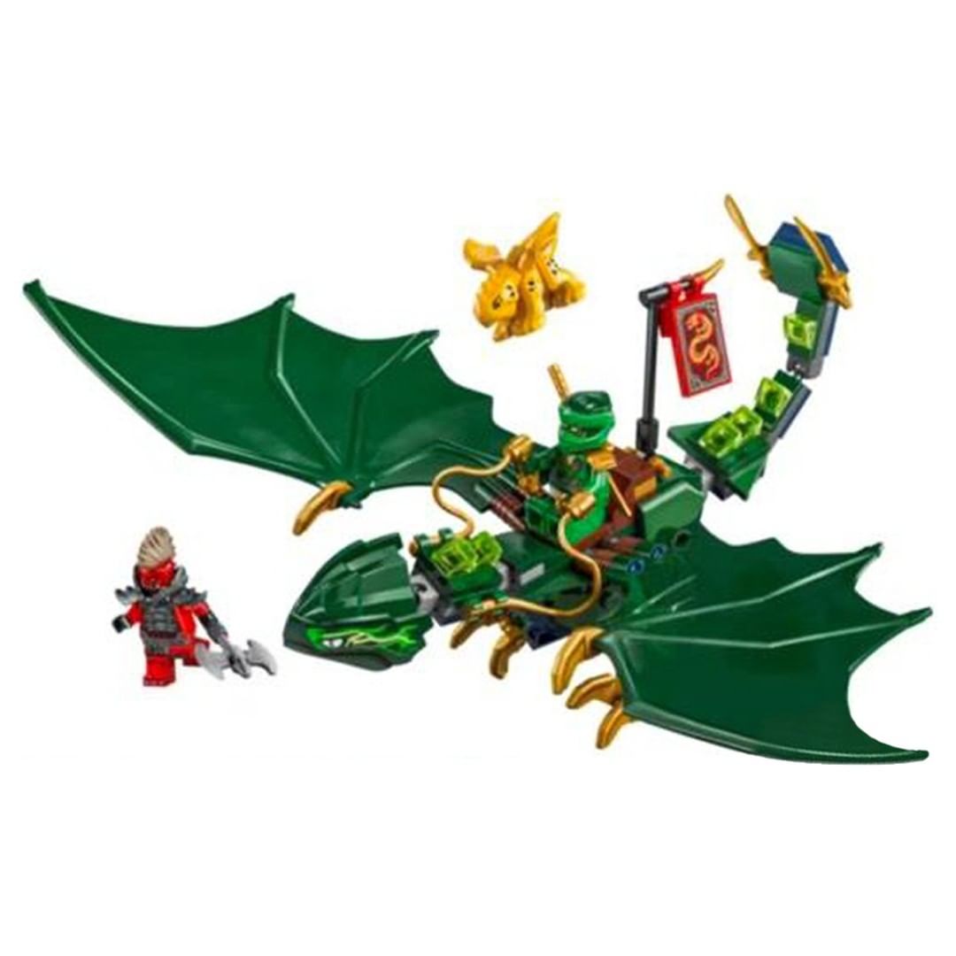 Lego le dragon vert de la foret de lloyd-128pcs-ninja go+6ans - Image 2