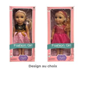 Poupée 18'' fashion girl 2 styles ASST