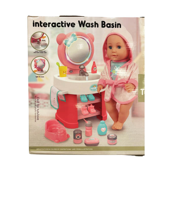 Poupon + accessoires douche tutu love 14'' électrique-rose-multi - Image 2