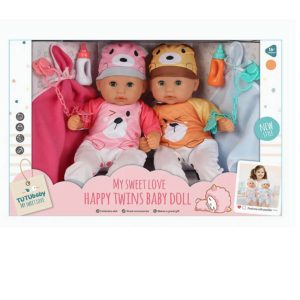 Poupee-2pcs-16''+accessoires bebe multi