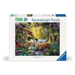 Puzzle 1500pcs-tranquil tigers