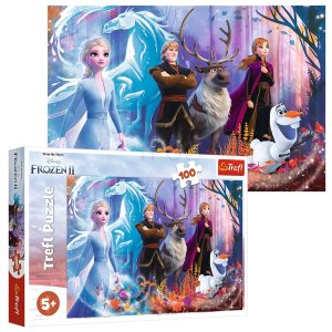 PUZZLE 100PCS MAGIC OF FROZEN +5ANS