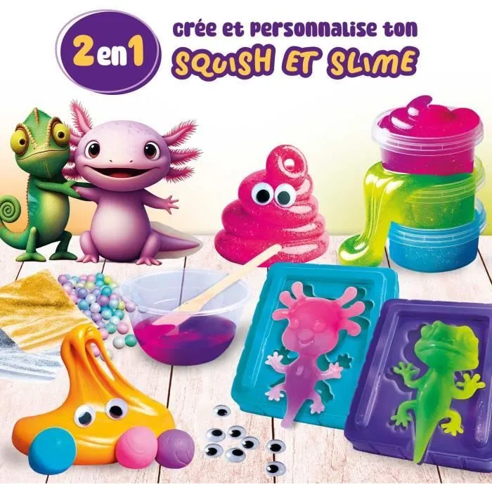 Jeu de science squish et slime 2en1+7ans - Image 2