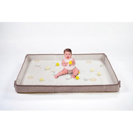 Tapis en mousse a rebords-180x150cm+12 balles