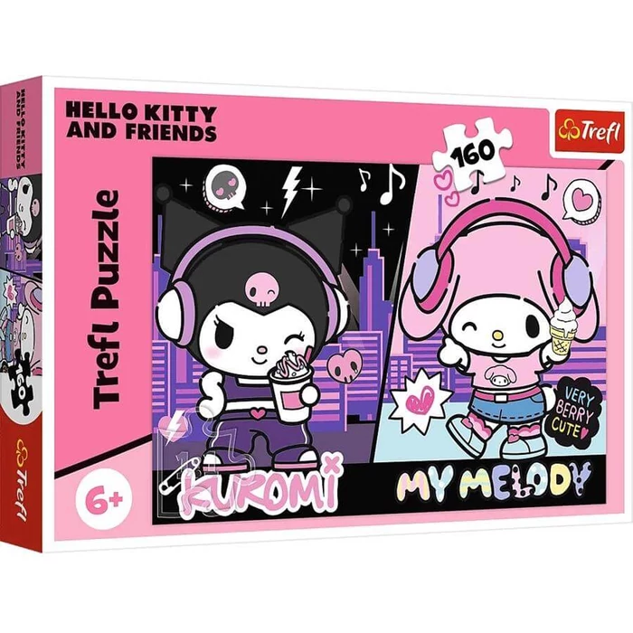 Puzzle-160pcs-kuromi my Melody +6ans