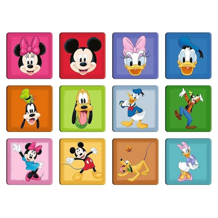 Puzzle-2pcs+memos mickey and Friends+3ans - Image 2