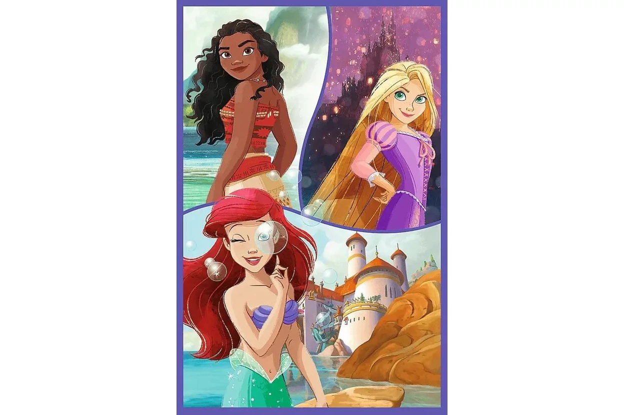 Puzzle-3x80pcs-disney princesse Friends +5ans - Image 4