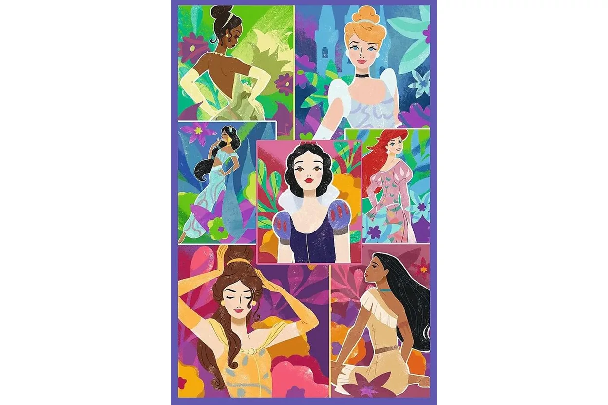 Puzzle-3x80pcs-disney princesse Friends +5ans - Image 2