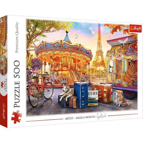 PUZZLE 500PCS VACACANCES A PARIS