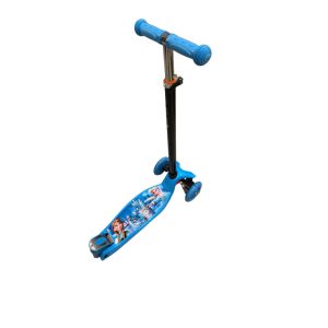 Trottinette 3 roues en métal/plastique frozen roues lumineuse-bleu
