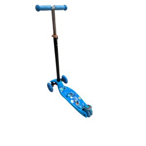 Trottinette 3 roues en métal/plastique stitch roues lumineuses-bleu