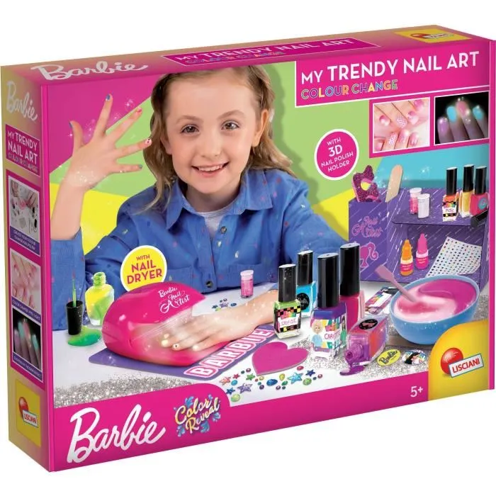 JEU DE CREATION ATELIER DE MANICURE BARBIE+5ANS