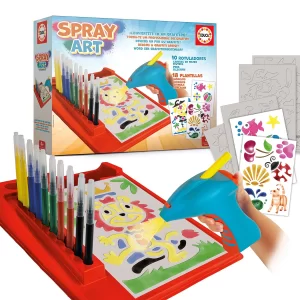 Jeu de création spray art magic art coloriage +4ans