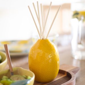 DIFFUSEUR DE SENTEUR+TIGES EN BAMBOU-150ML-FLEUR D'AGRUMES