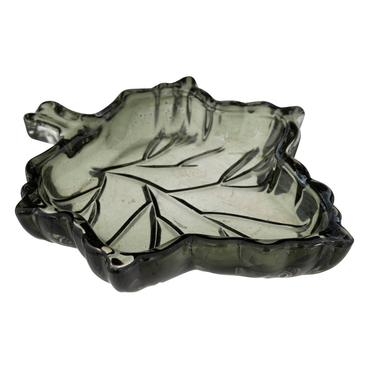 Vide poche en verre-14cm-forme feuille ASST – Image 4