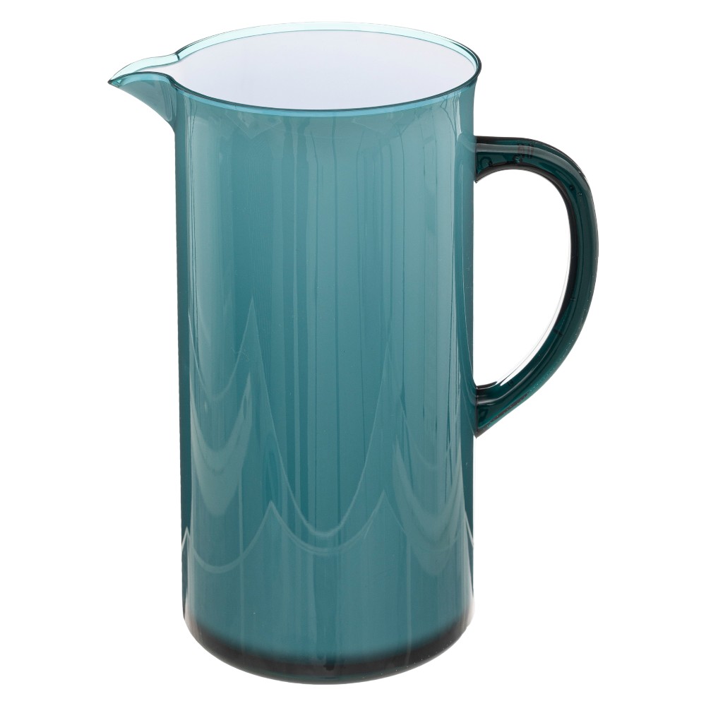 Carafe en plastique-2L-square-bleu – Image 3