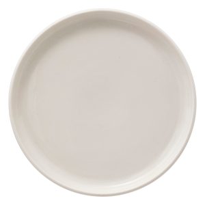 ASSIETTE A DESSERT RONDE EN PORCELAINE-21CM-NORA-BLANCHE