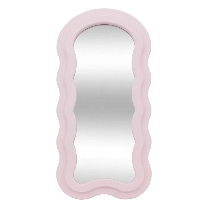 MIROIR CADRE EN MDF-VAGUES AYNA ROSE-28X2.5X58CM – Image 3