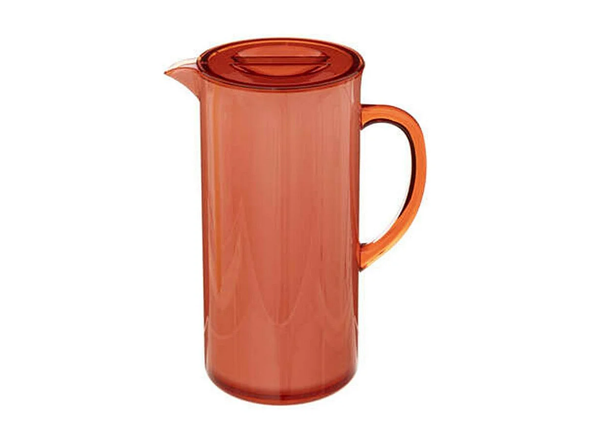 Carafe en plastique-2L-square-rose