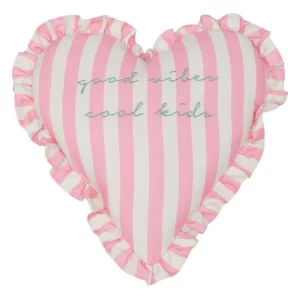 COUSICOUSSIN DECORATIF-40CM-FORME COEUR-AVA-BEIGE ROSE