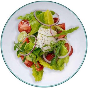 ASSIETTE PLATE RONDE EN PLASTIQUE-25CM-VERT CELADON