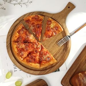 PLANCHE DE PRESENTATION EN BOIS-AVEC MANCHE NATUREL-9X19CM