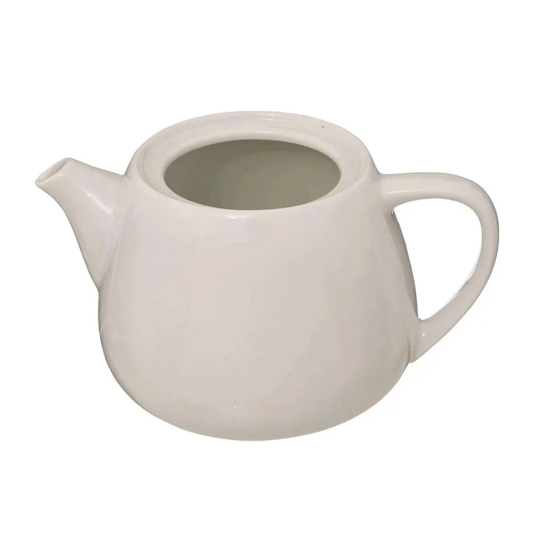 THEIERE EN CERAMIQUE-1L-MARA BLANC – Image 4