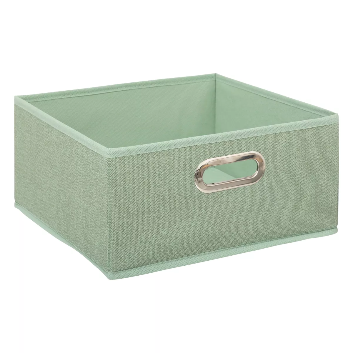 Boite de rangement pvc modulable-31x31x15cm-vert sauge – Image 2