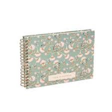 Album photo 160 photos-vert motif fleurs-rose