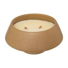 Bougie parfumée 580g dans photophore en céramique parfumée et pot ASST