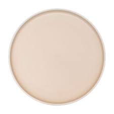 ASSIETTE PLATE RONDE-EN PORCELAINE-26CM-ALIX-BEIGE