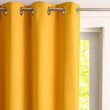 RIDEAU PRET A POSER-OCCULTANT-140X265CM-JAUNE – Image 3