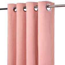 RIDEAU PRET A POSER-OCCULTANT-140X265CM-ROSE