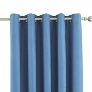 RIDEAU PRET A POSER-250X265CM-EN POLYESTER-BLEU CLAIR