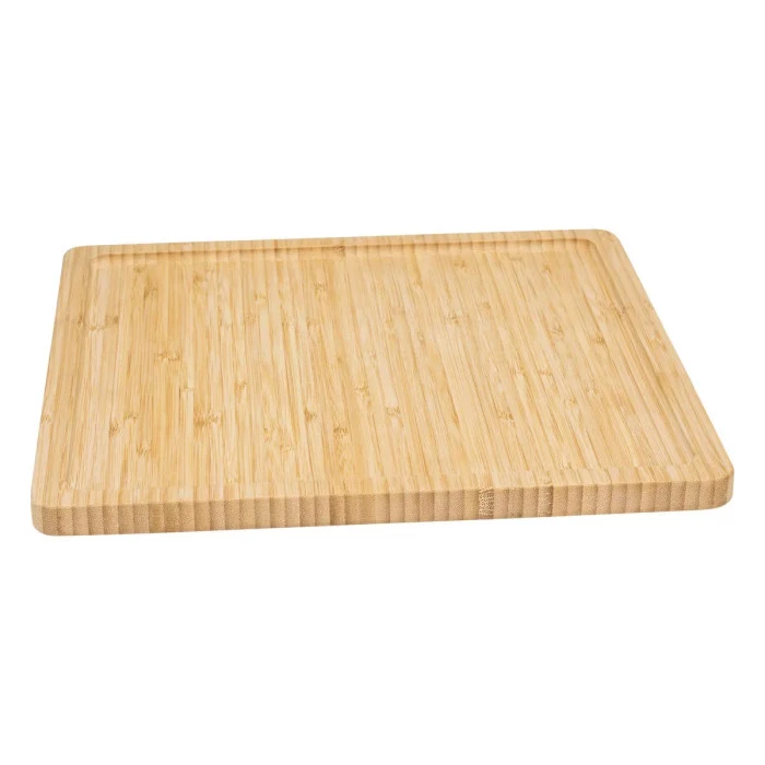 PLANCHE DE PRESENTATION CARREE EN BAMBOU-RIO-NATUREL