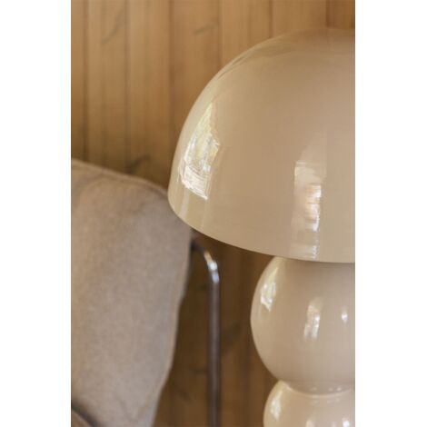 Lampe de sol-115cm-tout en métal-5 boules crème brillant – Image 3