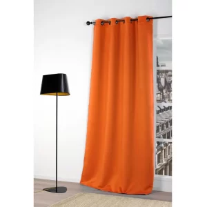 RIDEAU PRET A POSER OCCULTANT-140X265CM-ORANGE