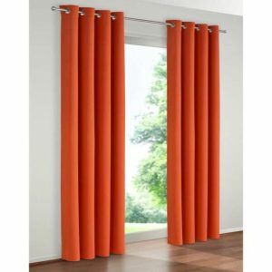 RIDEAU PRET A POSER OCCULTANT-250X265CM-ORANGE UNI
