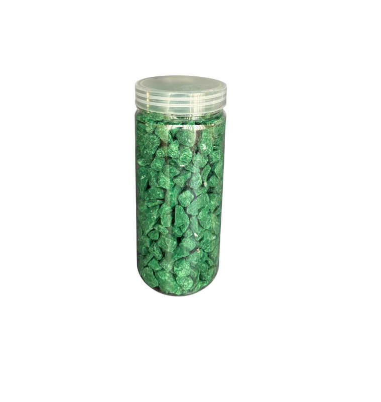 Pierre décorative -750G/0,9-1,2cm-vert fonce