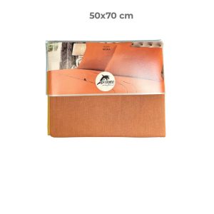 Taie d'oreiller-50x70cm-2pcs-100% coton 57 fils peche