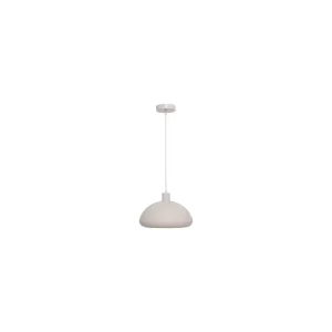 Lustre 1 lampe-13,4x27,5cm-tout en métal-taupe