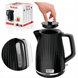 Bouloire électrique tefal-1,7L-loft kettle-noir-2200-2400w