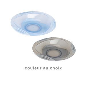 Assiette ronde en plastique pour enfants-19cm-asst